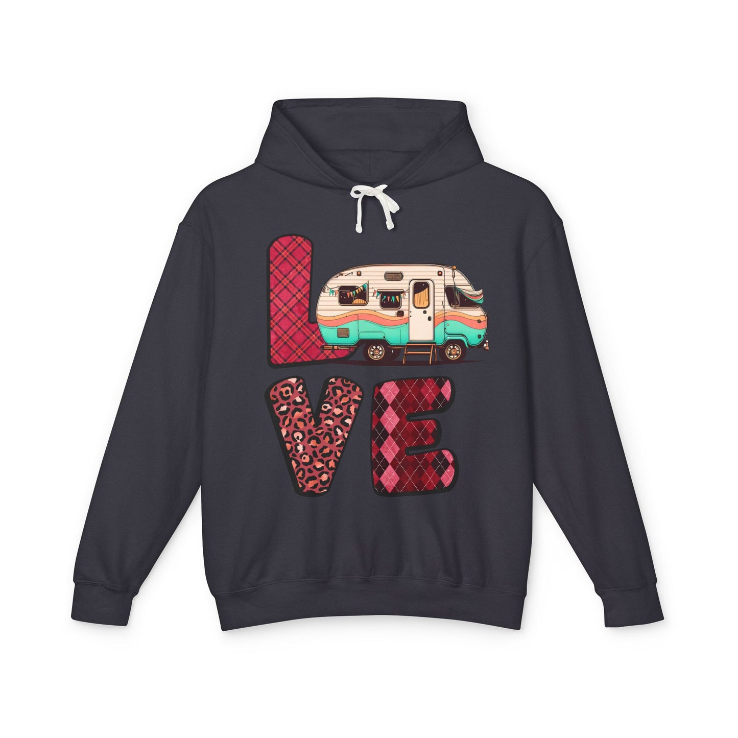 Love - Unisex Lightweight Hooded Sweatshirt