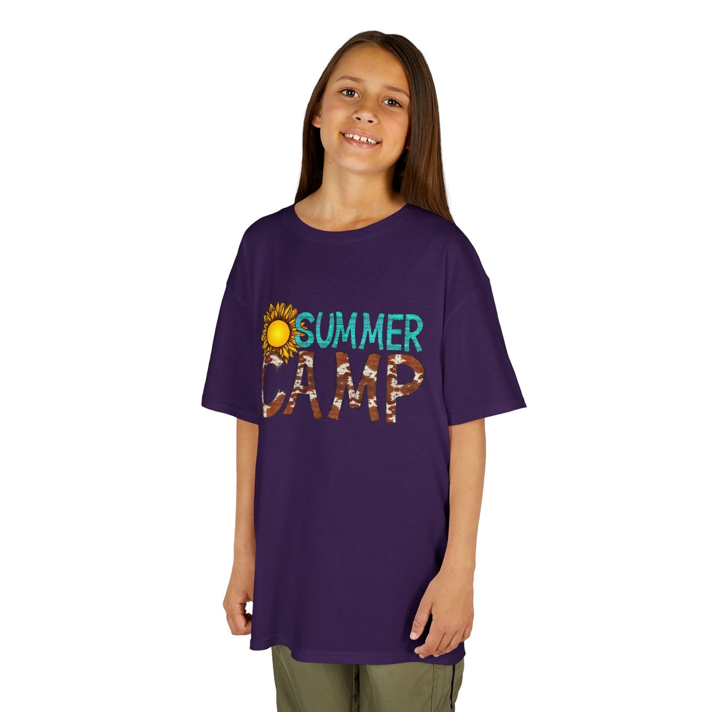 Kids Summer Camp Tee - Fun Black T-Shirt for Outdoor Adventures