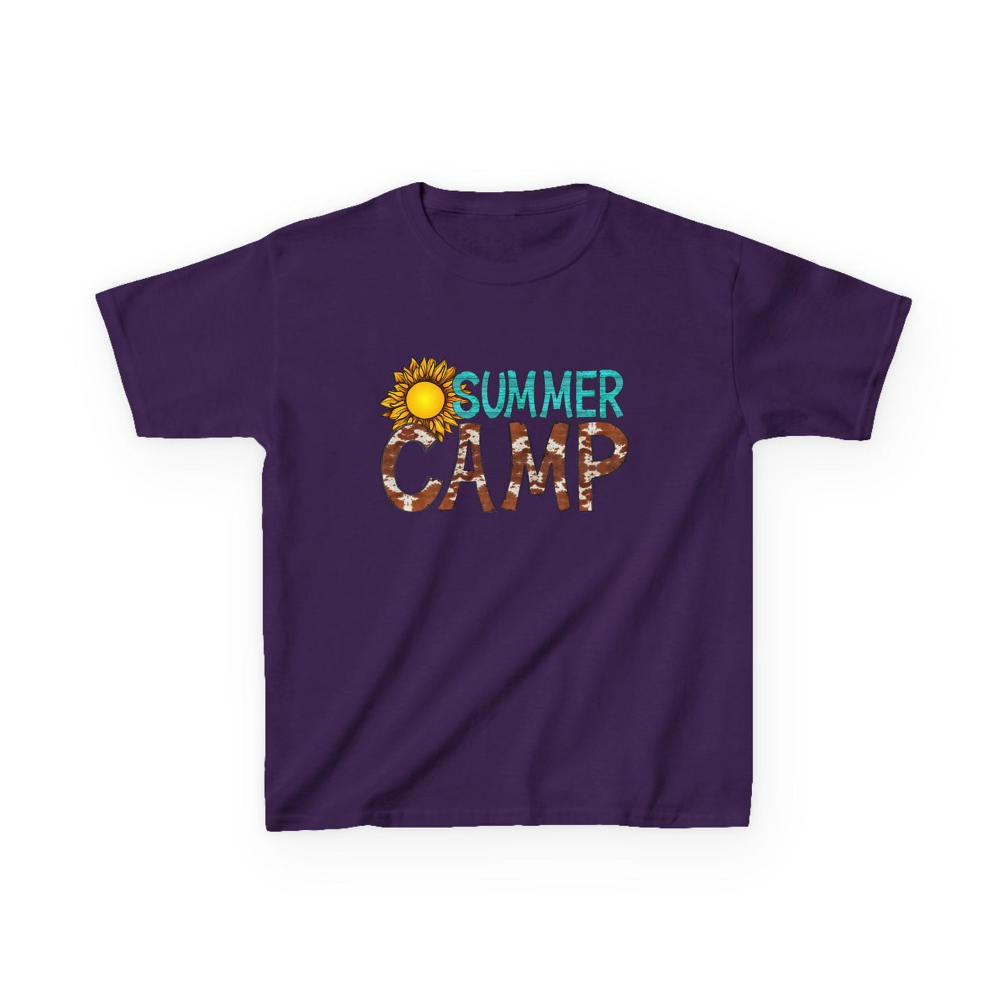 Kids Summer Camp Tee - Fun Black T-Shirt for Outdoor Adventures