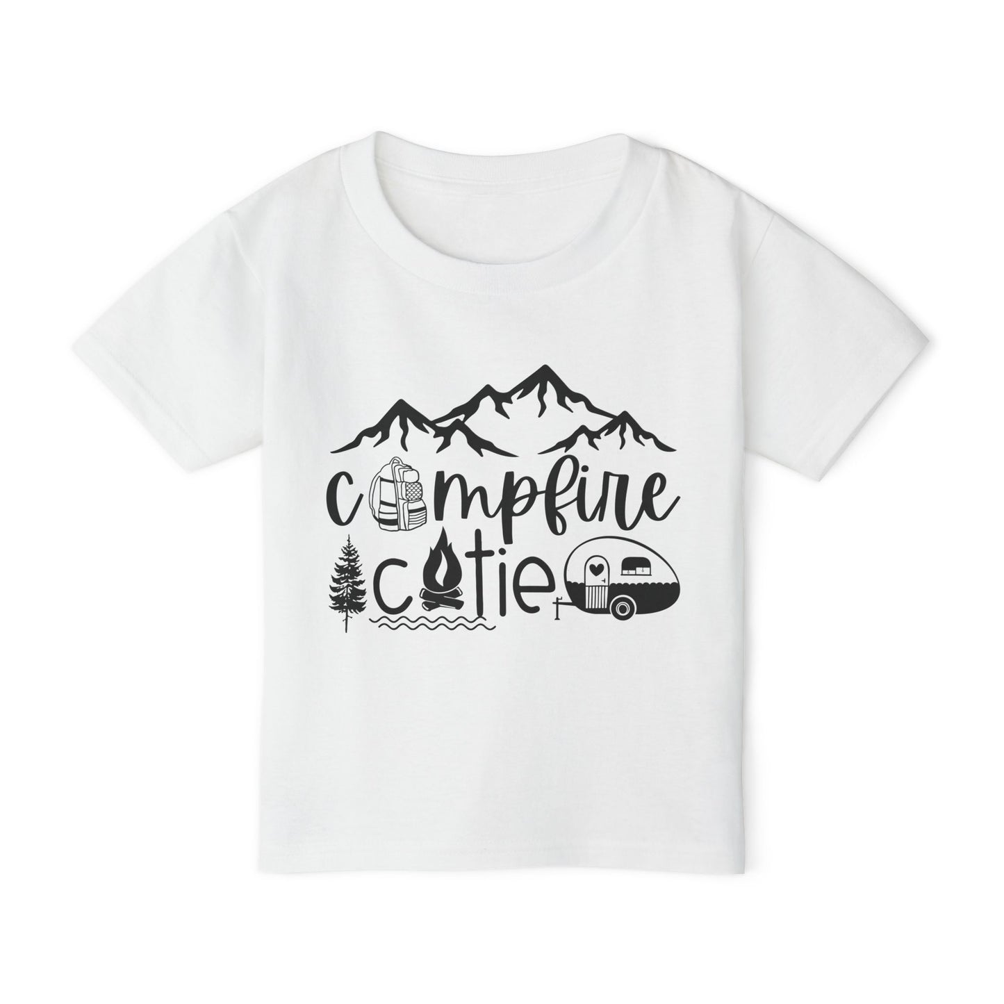 Campfire Cutie Toddler T-Shirt - Perfect for Camping Adventures