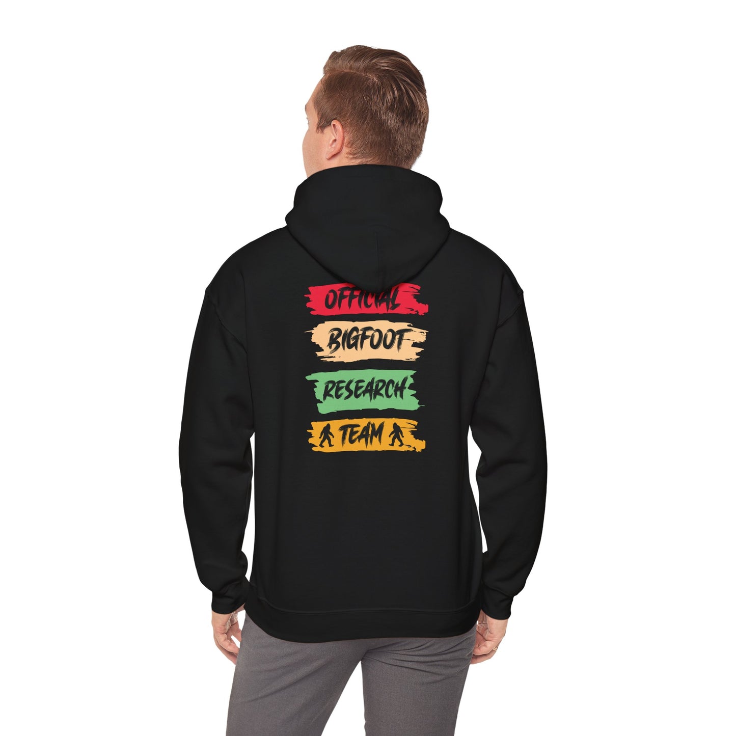 Bigfoot Research Team Hoodie - Unisex Heavy Blend Sweatshirt for Cryptid Enthusiasts