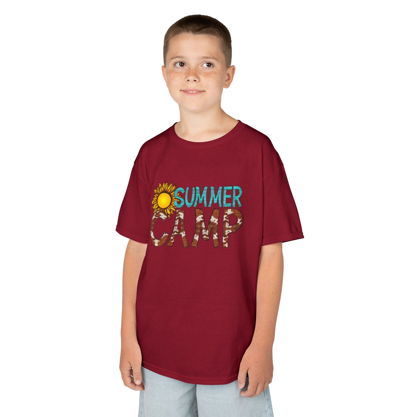 Kids Summer Camp Tee - Fun Black T-Shirt for Outdoor Adventures