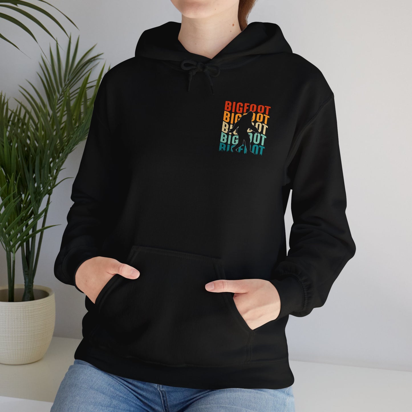 Bigfoot Adventure Unisex Heavy Blend™ Hooded Sweatshirt - Perfect for Outdoor Enthusiasts and Mythology Lovers