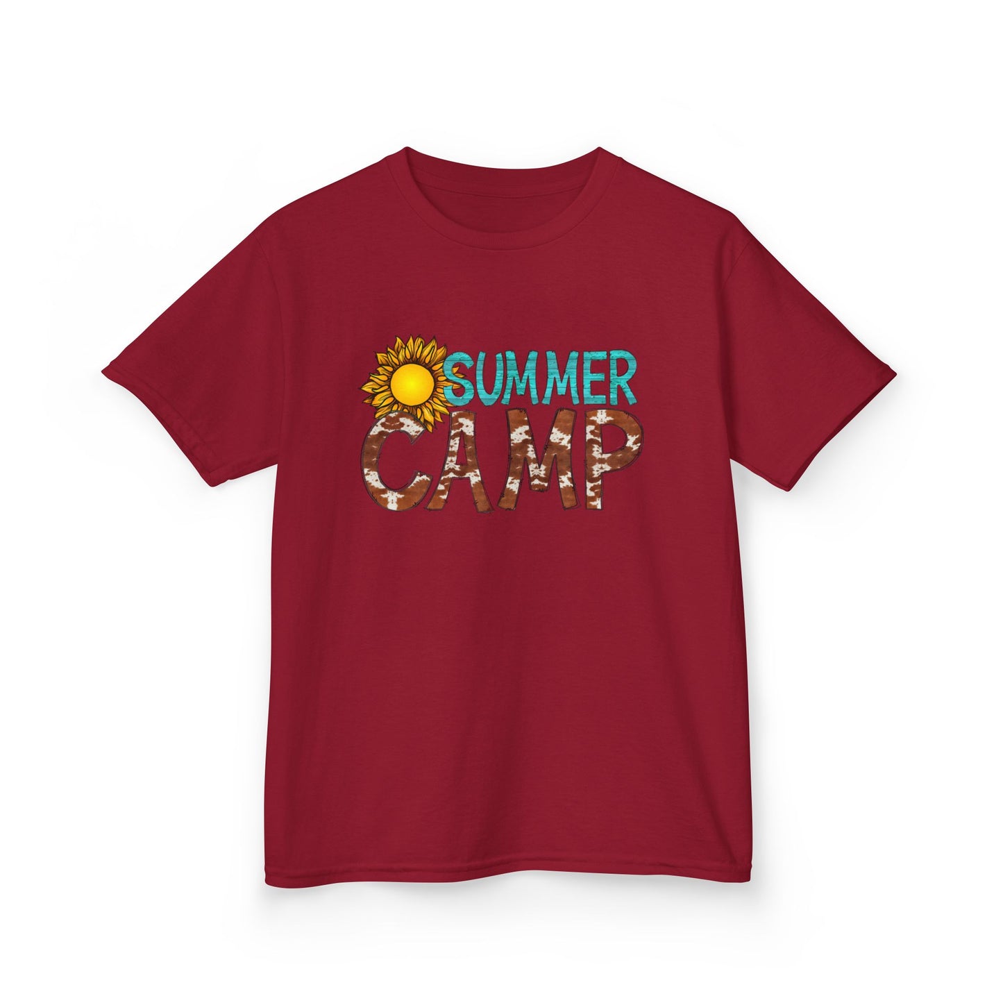 Kids Summer Camp Tee - Fun Black T-Shirt for Outdoor Adventures
