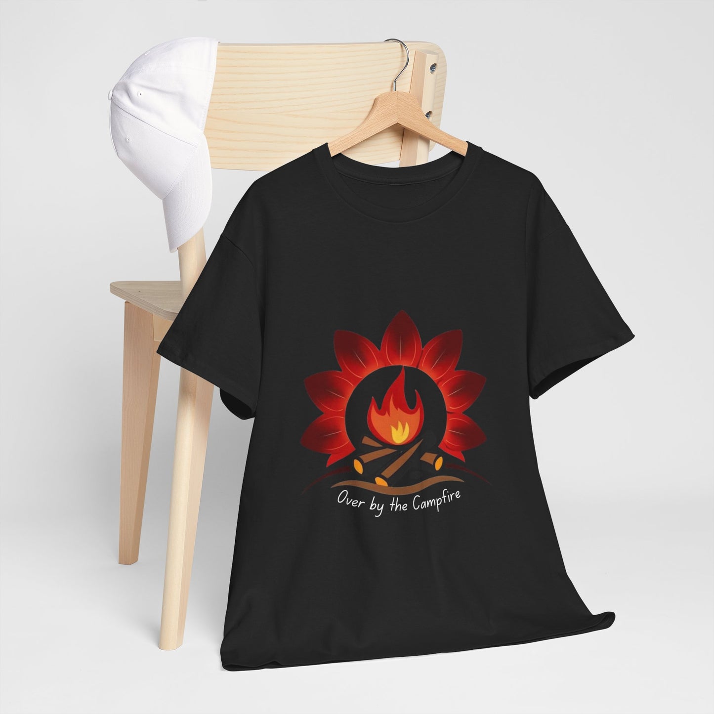 Campfire Vibes Unisex Tee - Cozy Nights, Outdoor Adventures, Perfect Gift, Bonfire Gatherings, Summer Celebrations