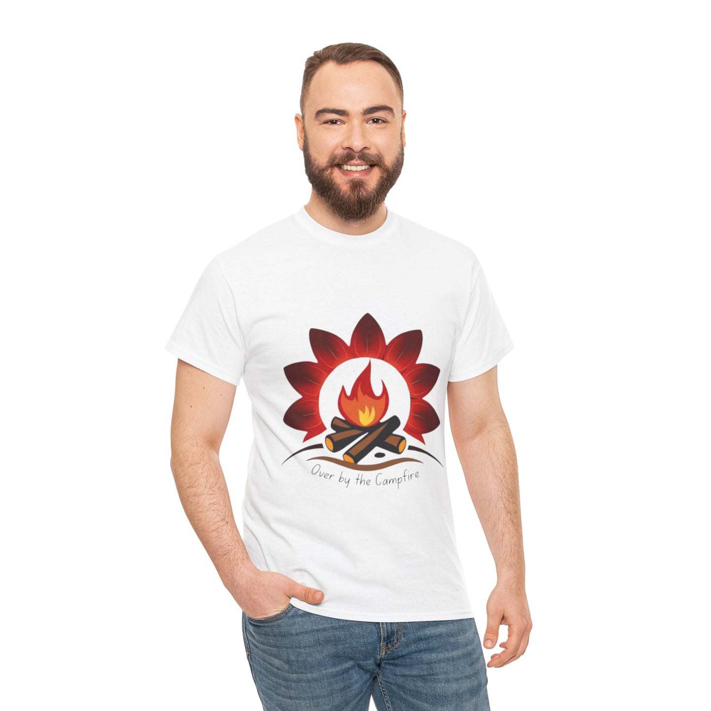 Campfire Vibes Unisex Tee - Cozy Nights, Outdoor Adventures, Perfect Gift, Bonfire Gatherings, Summer Celebrations