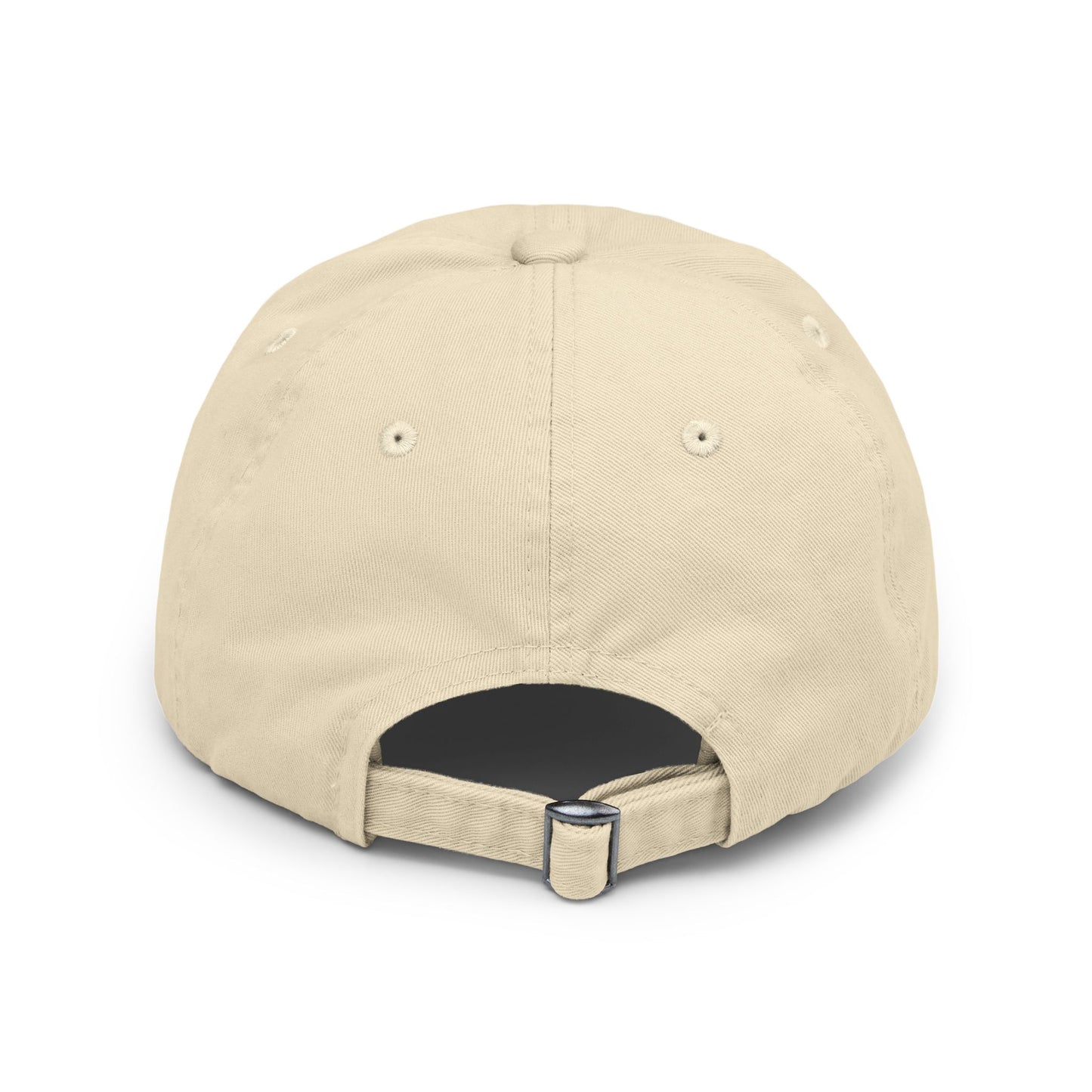 Unisex Distressed Cap - Peace Love Camping Graphic Hat