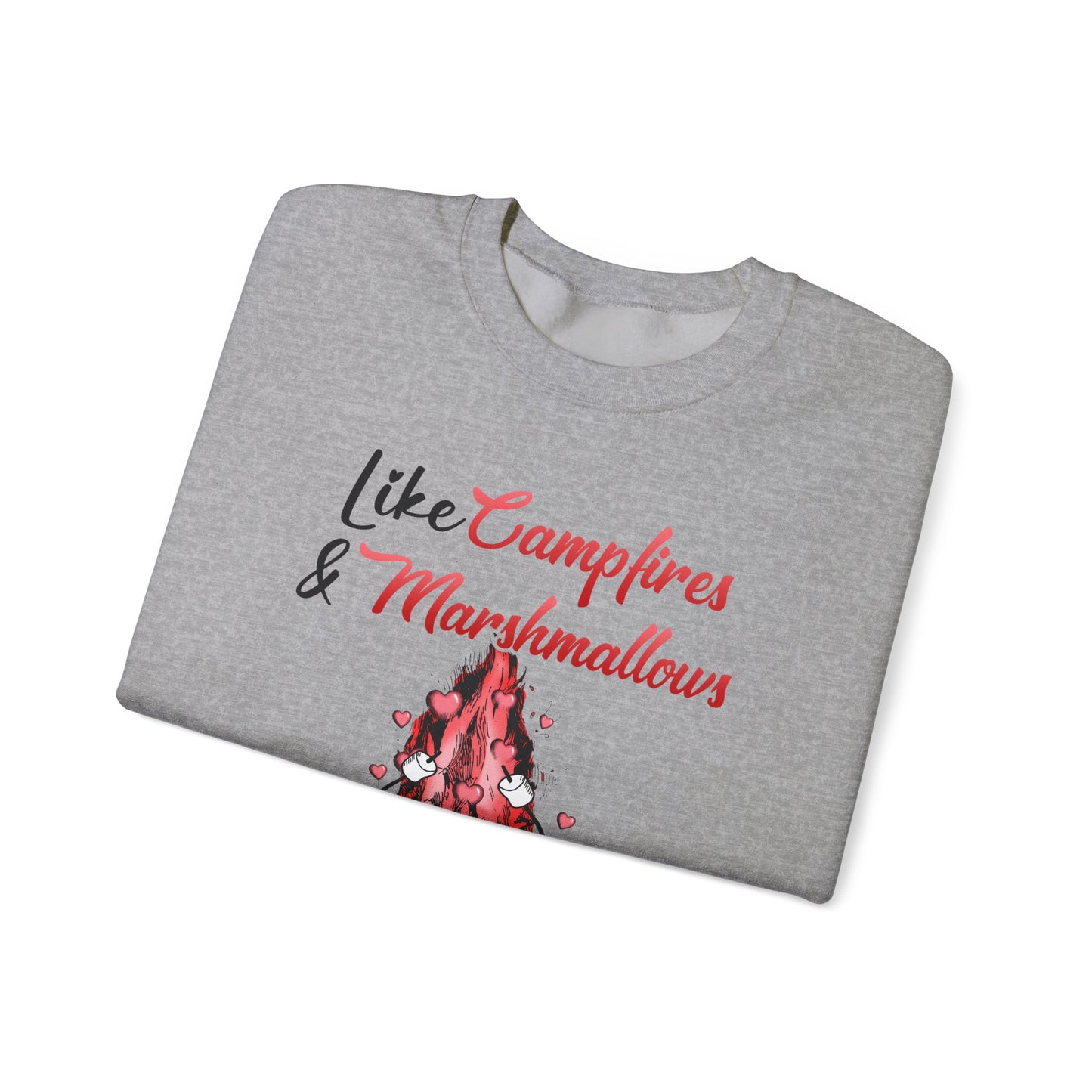 Like Campfires and & Marshmallows, We're Better Together - Unisex Heavy Blend™ Crewneck Sweatshirt