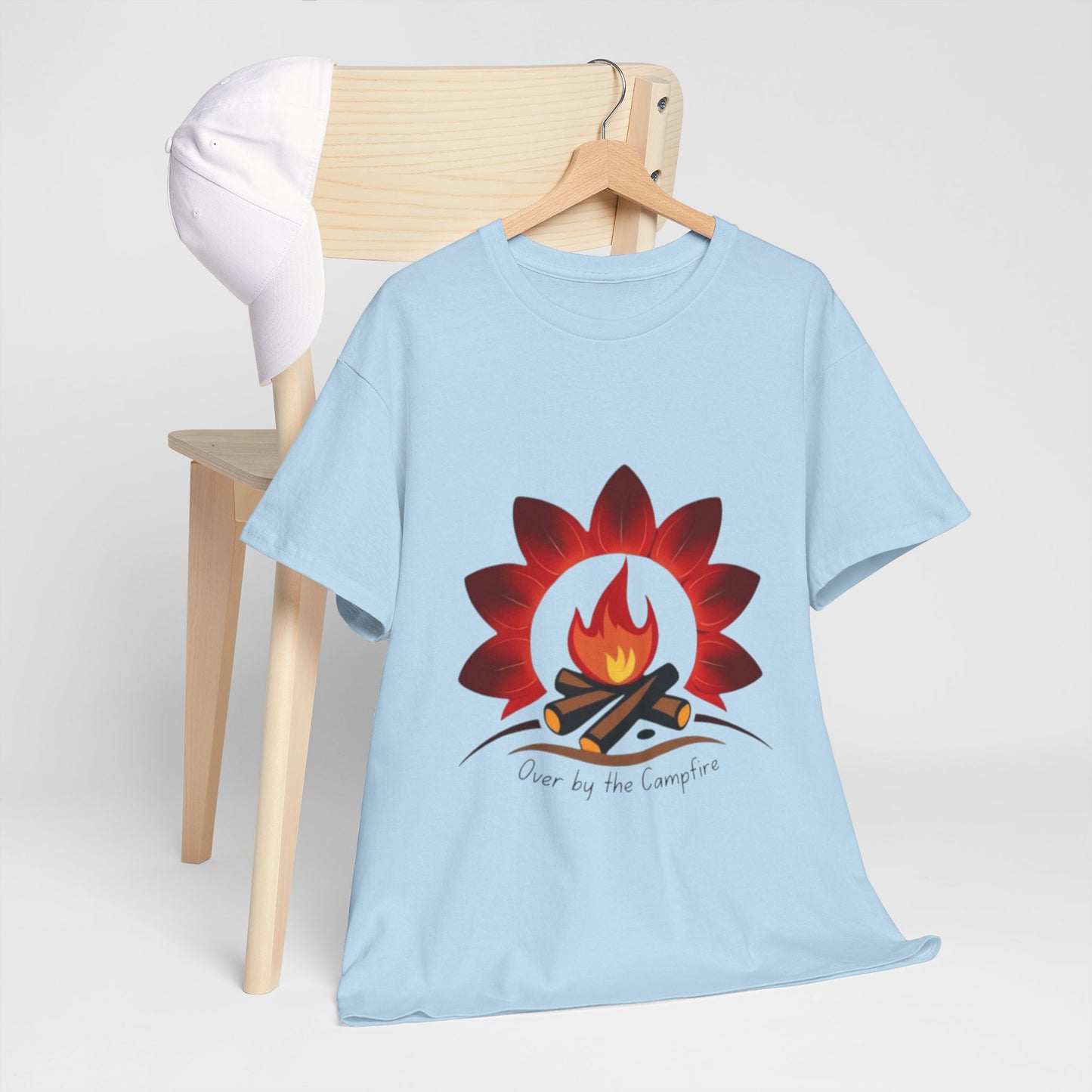 Campfire Vibes Unisex Tee - Cozy Nights, Outdoor Adventures, Perfect Gift, Bonfire Gatherings, Summer Celebrations