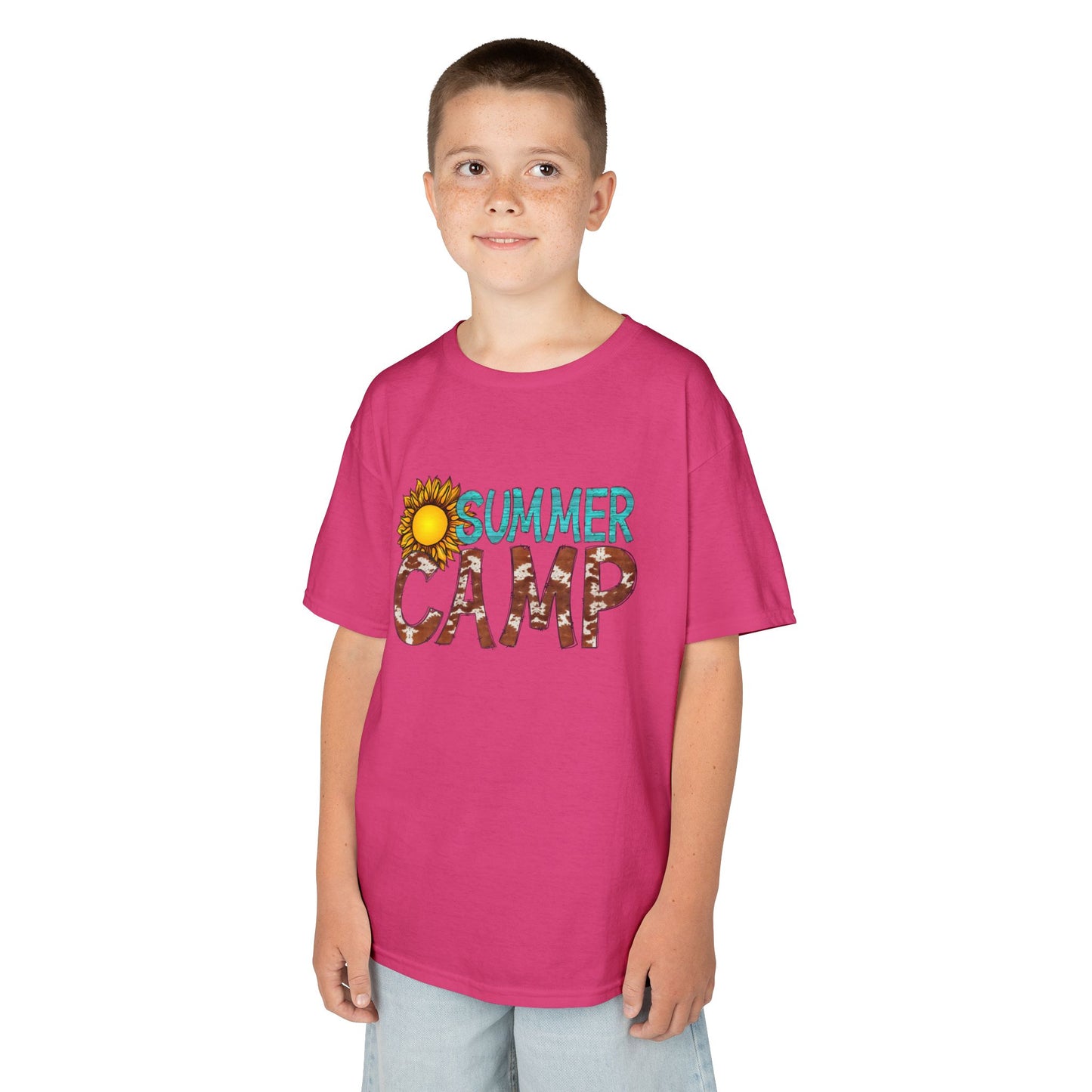 Kids Summer Camp Tee - Fun Black T-Shirt for Outdoor Adventures