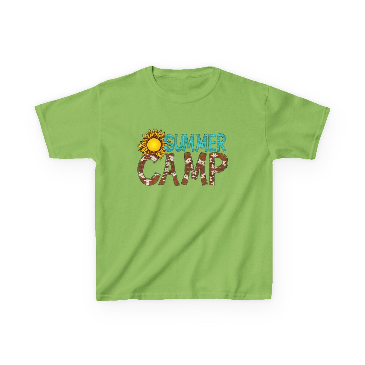 Kids Summer Camp Tee - Fun Black T-Shirt for Outdoor Adventures