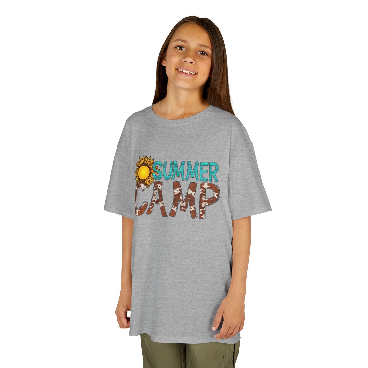 Kids Summer Camp Tee - Fun Black T-Shirt for Outdoor Adventures