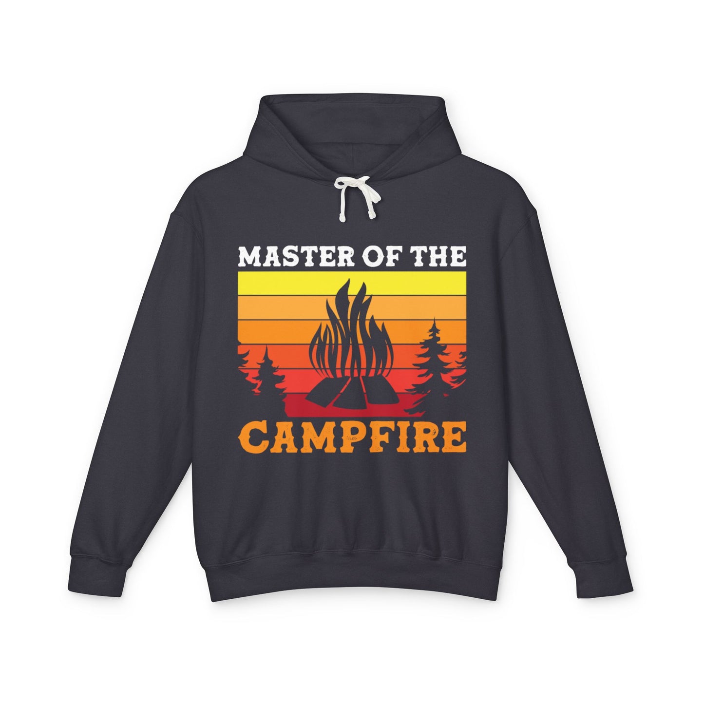 Master of the Campfire Unisex Lightweight Hooded Sweatshirt - Perfect for Outdoor Lovers