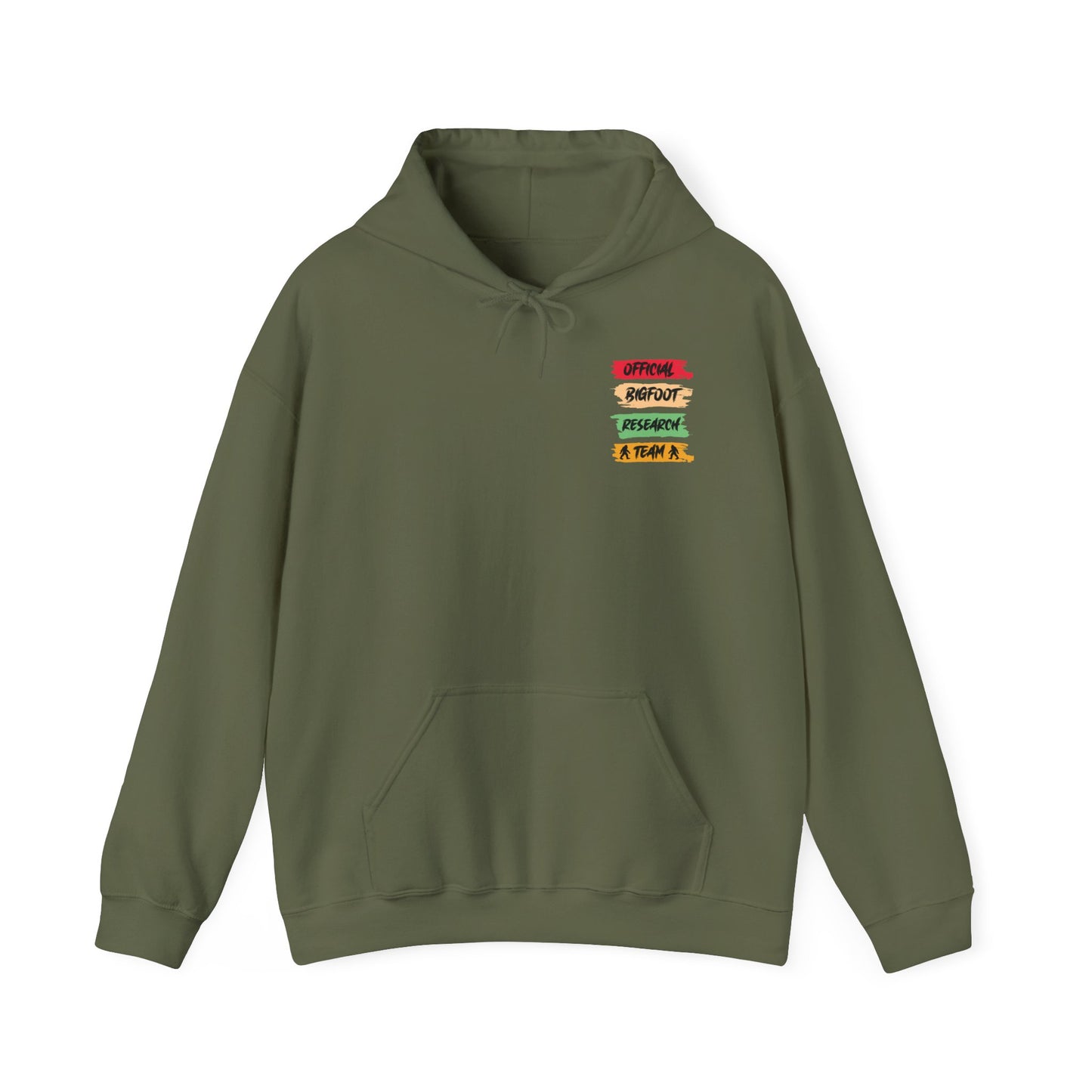 Bigfoot Research Team Hoodie - Unisex Heavy Blend Sweatshirt for Cryptid Enthusiasts