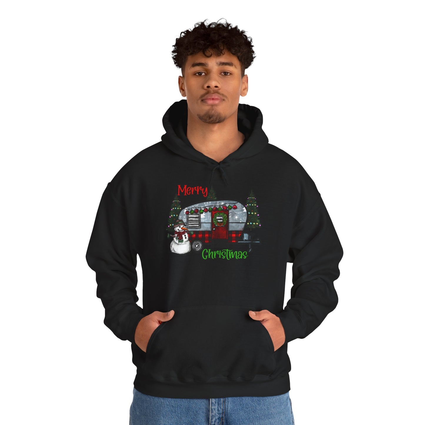 Merry Christmas - Unisex Heavy Blend™ Hooded Sweatshirt