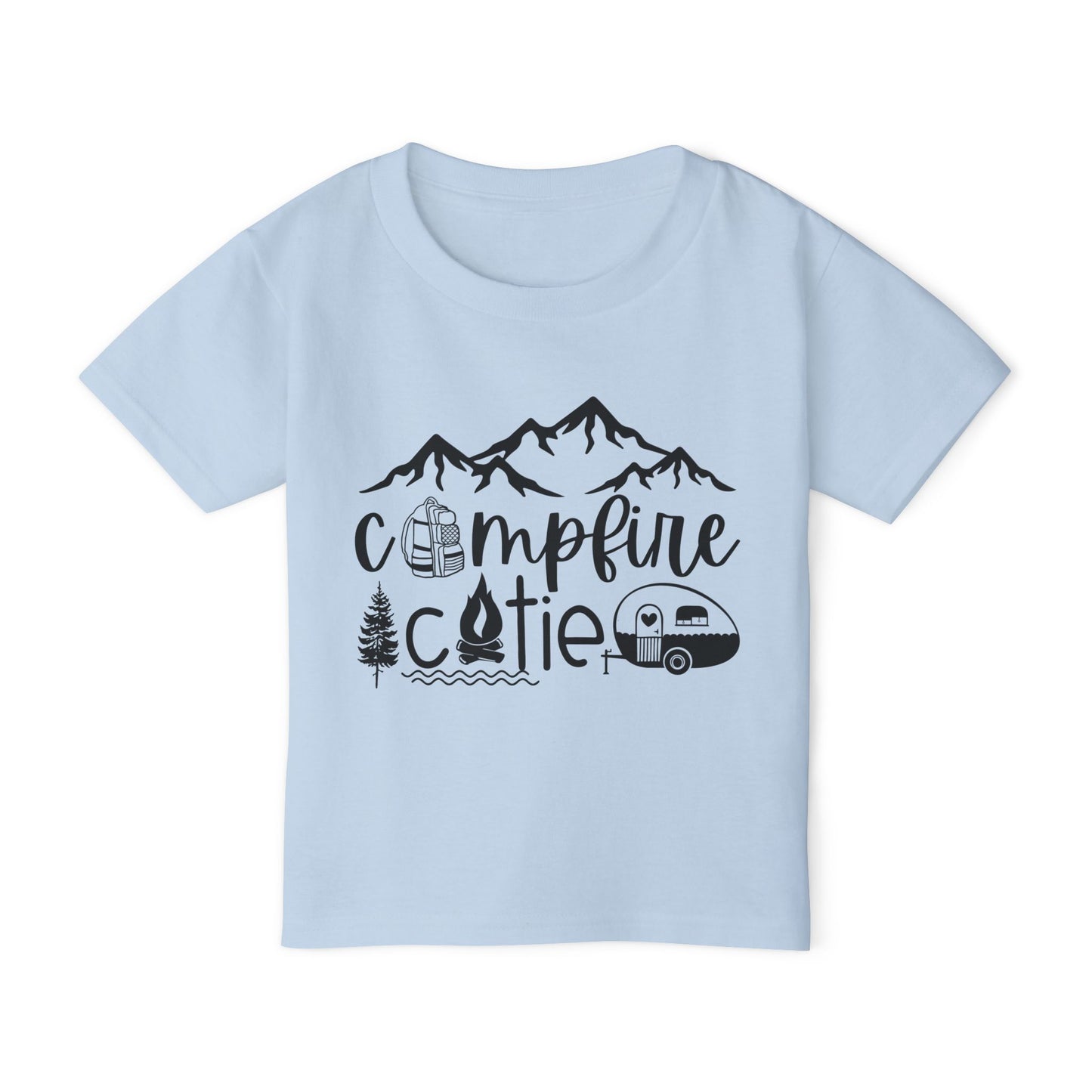 Campfire Cutie Toddler T-Shirt - Perfect for Camping Adventures