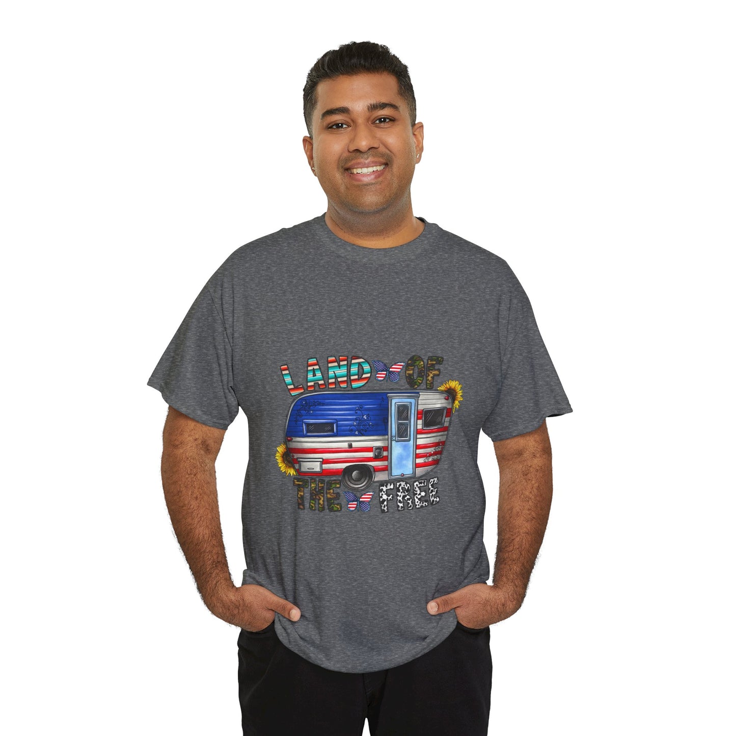 Land of the Free - Unisex Heavy Cotton Tee