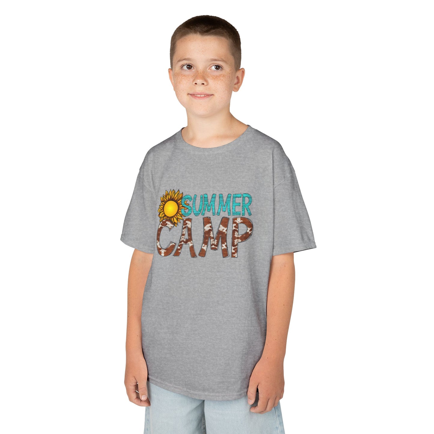 Kids Summer Camp Tee - Fun Black T-Shirt for Outdoor Adventures