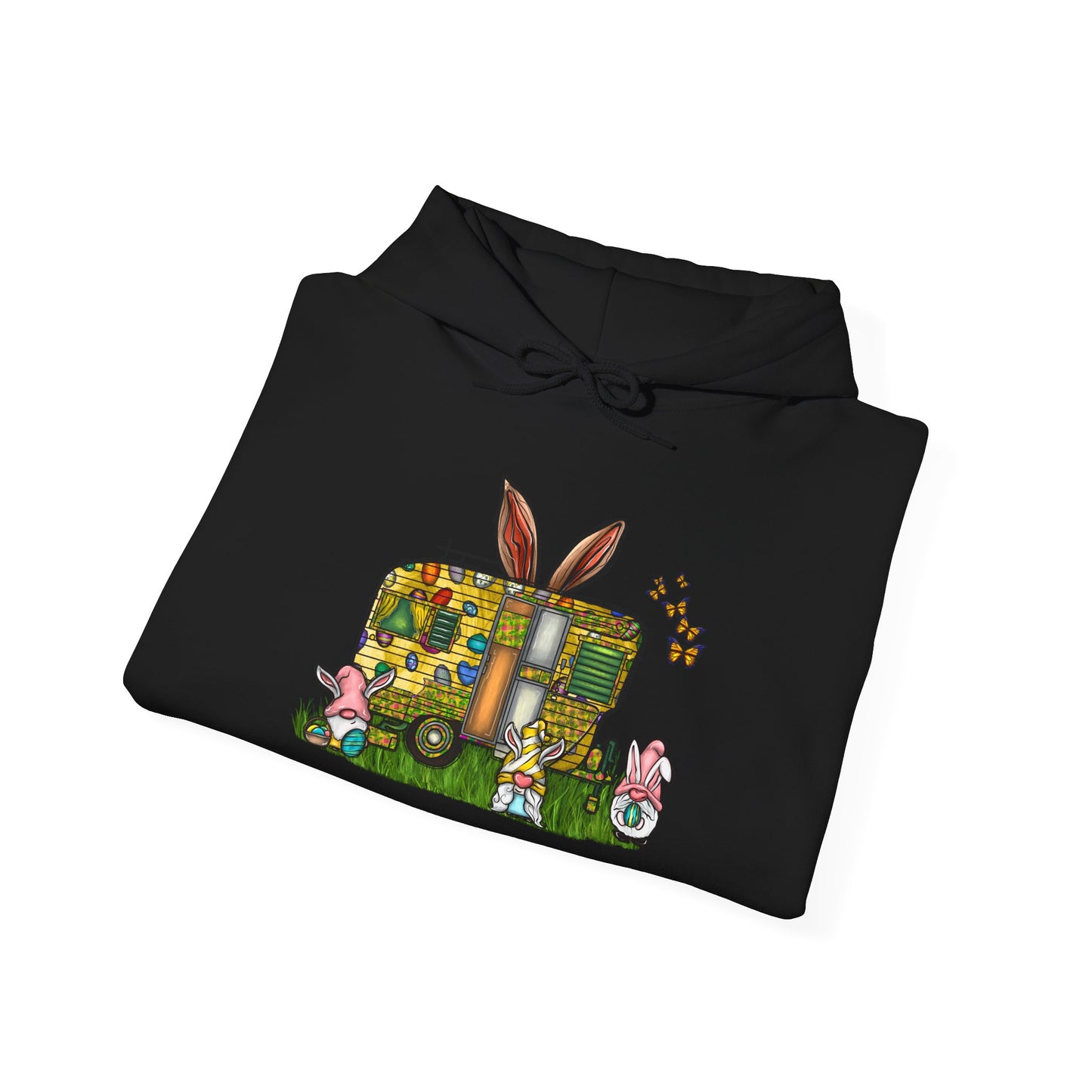Easter Bunny RV Sweatshirt - Cozy Unisex Hooded Blend