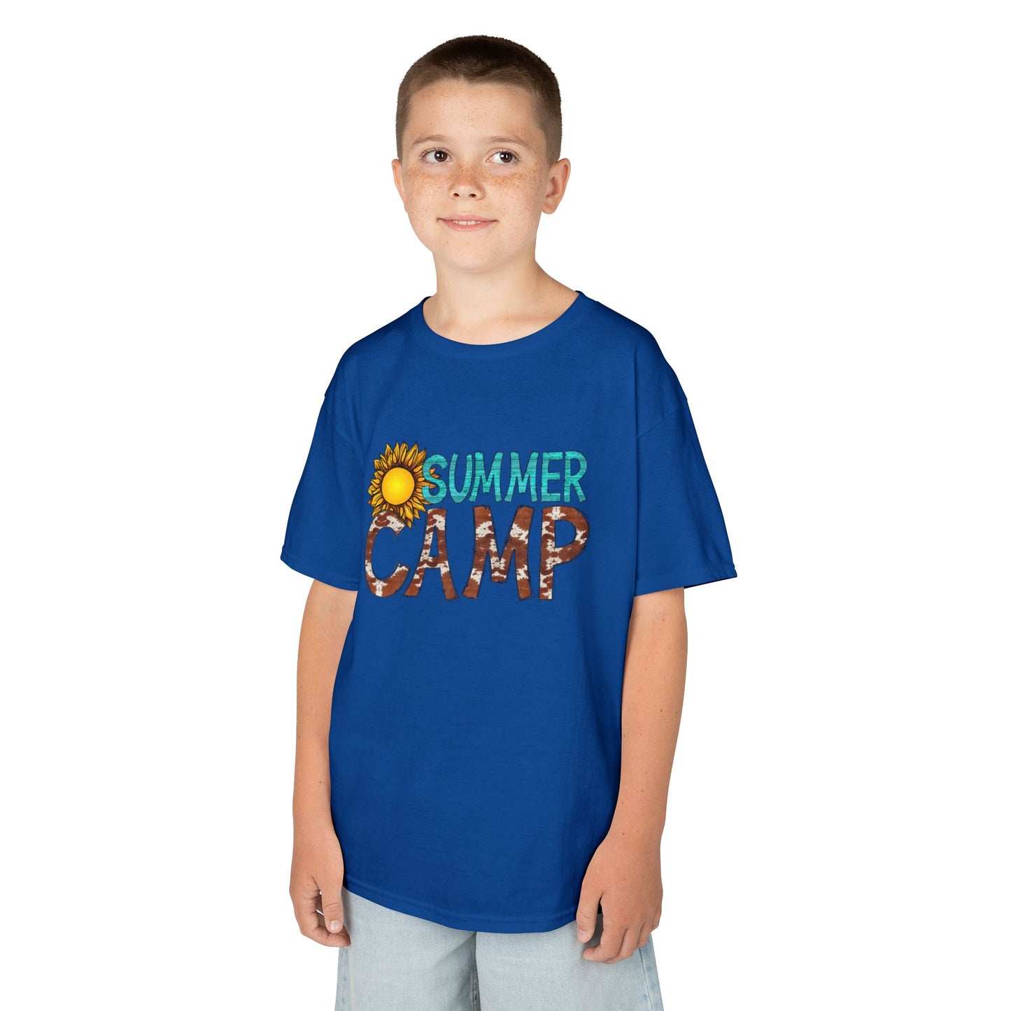 Kids Summer Camp Tee - Fun Black T-Shirt for Outdoor Adventures