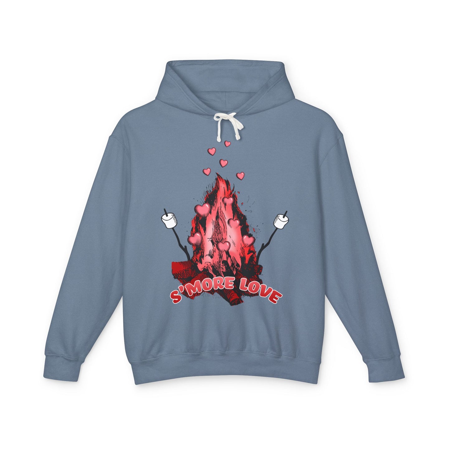 S'more Love - Unisex Lightweight Hooded Sweatshirt