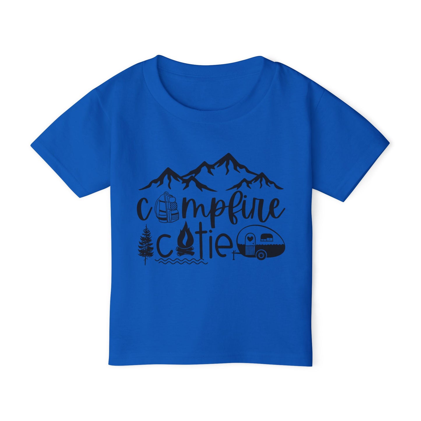 Campfire Cutie Toddler T-Shirt - Perfect for Camping Adventures