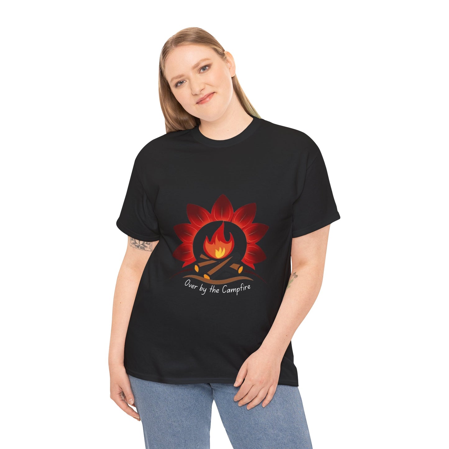 Campfire Vibes Unisex Tee - Cozy Nights, Outdoor Adventures, Perfect Gift, Bonfire Gatherings, Summer Celebrations
