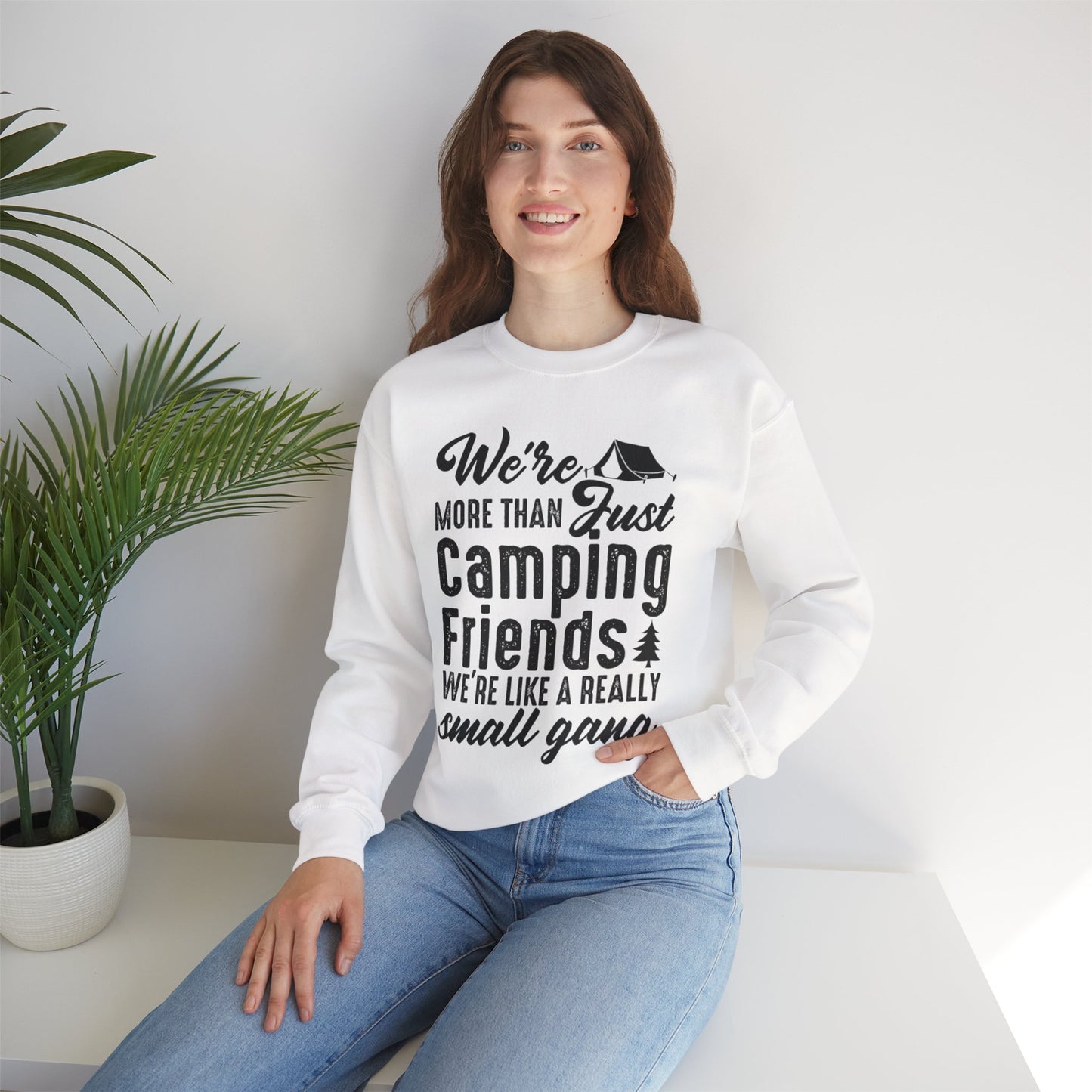 Camping Friends and Small Gang - Unisex Heavy Blend™ Crewneck Sweatshirt