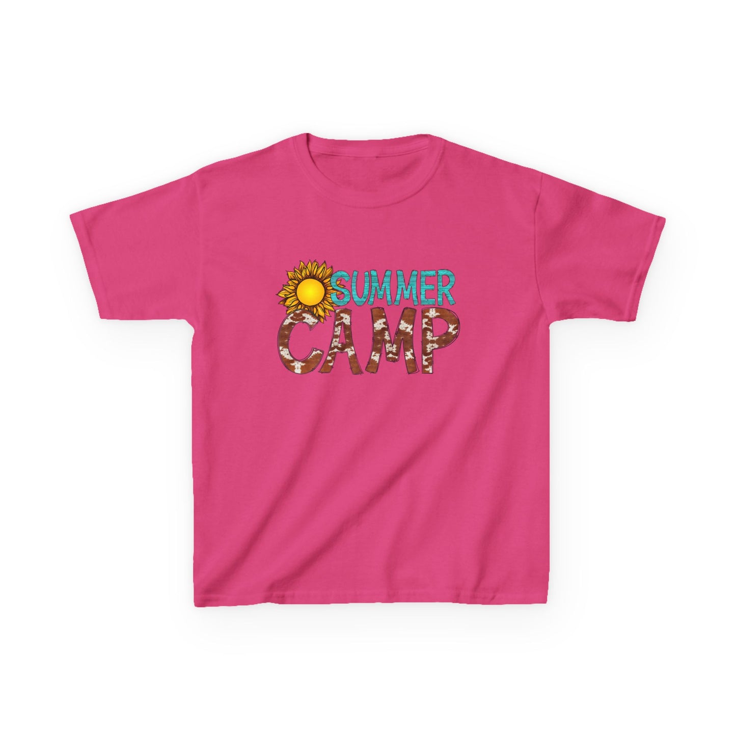 Kids Summer Camp Tee - Fun Black T-Shirt for Outdoor Adventures
