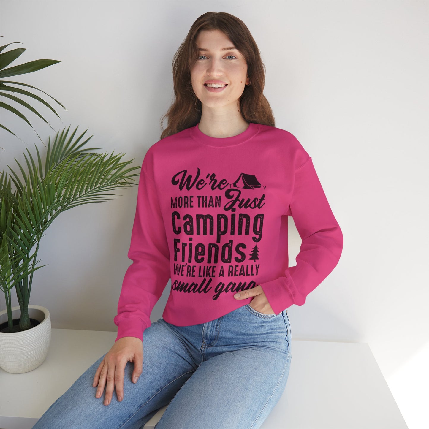 Camping Friends and Small Gang - Unisex Heavy Blend™ Crewneck Sweatshirt