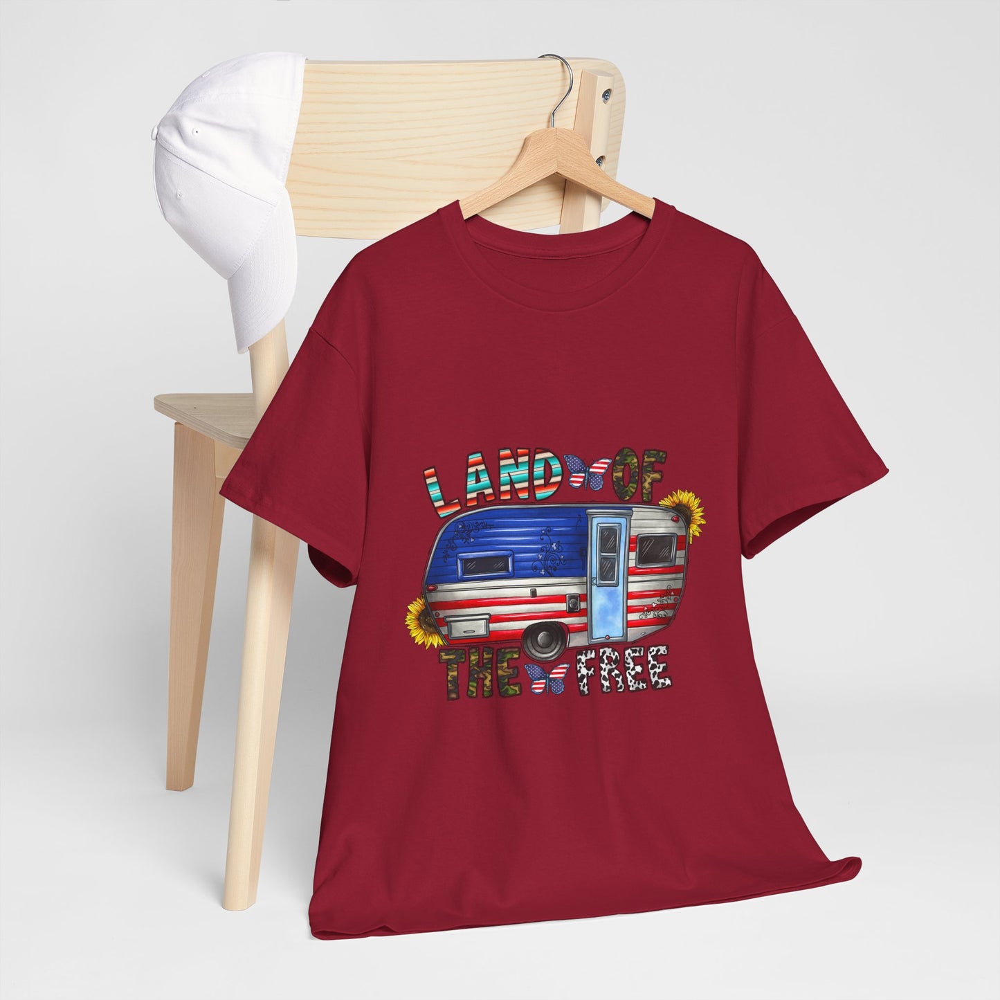 Land of the Free - Unisex Heavy Cotton Tee