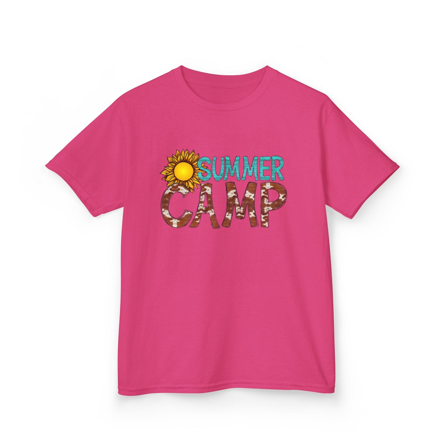 Kids Summer Camp Tee - Fun Black T-Shirt for Outdoor Adventures