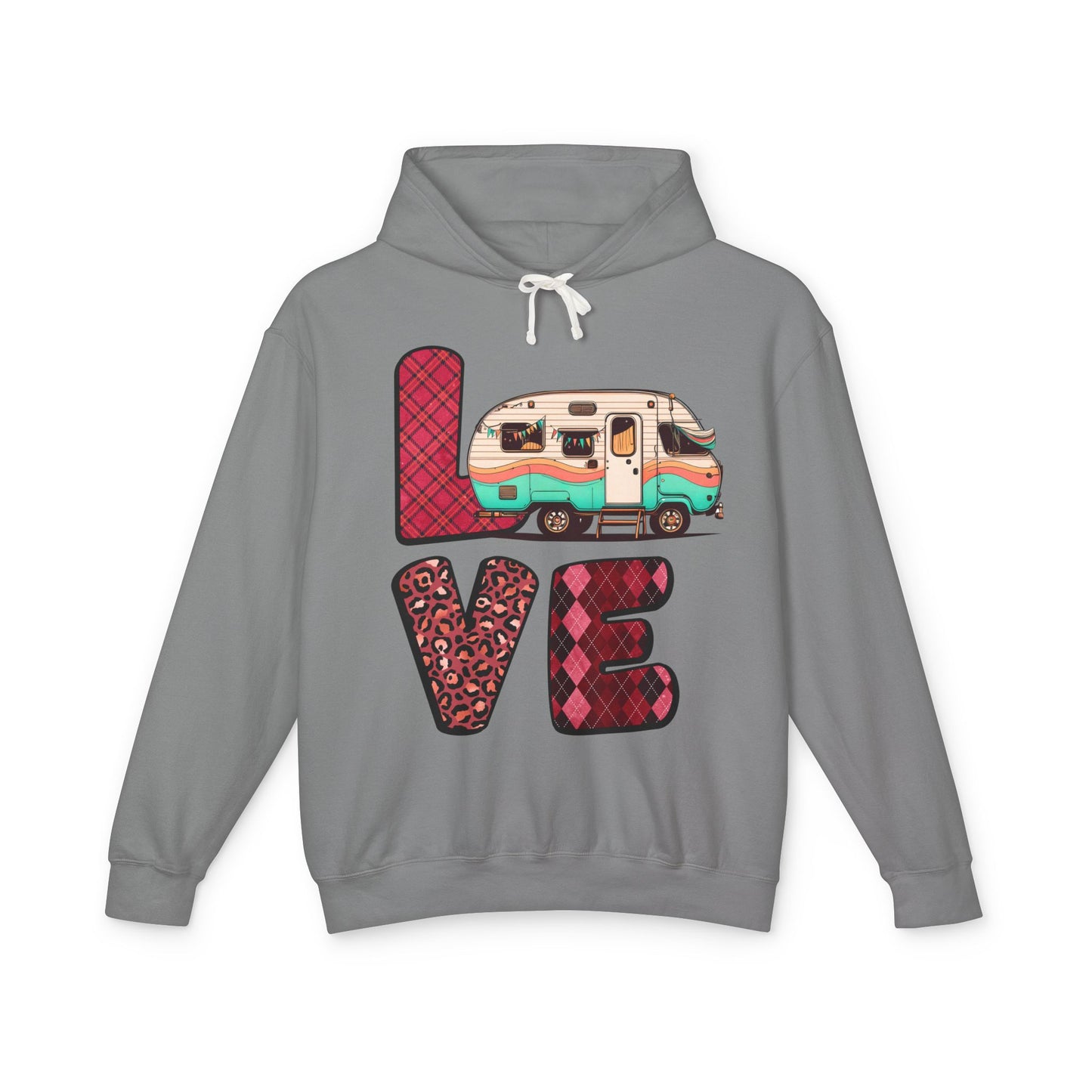 Love - Unisex Lightweight Hooded Sweatshirt
