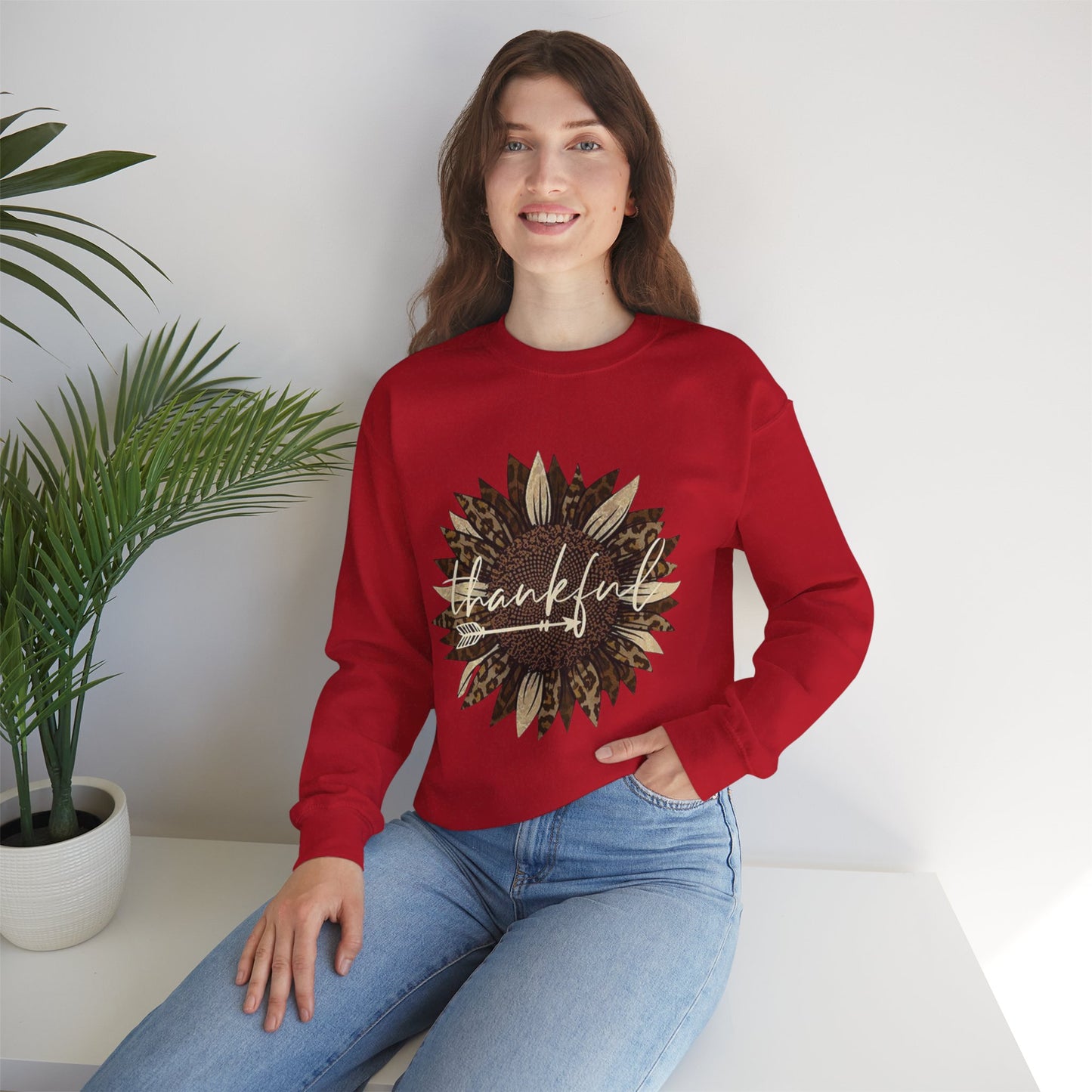 Thankful - Unisex Heavy Blend™ Crewneck Sweatshirt