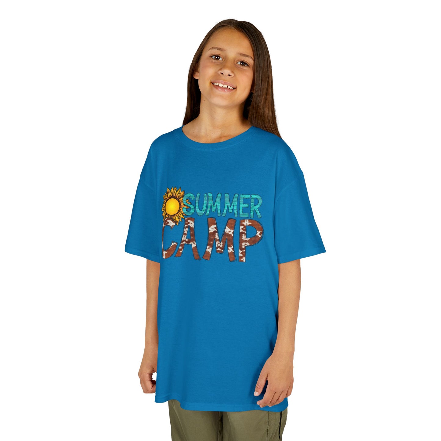 Kids Summer Camp Tee - Fun Black T-Shirt for Outdoor Adventures