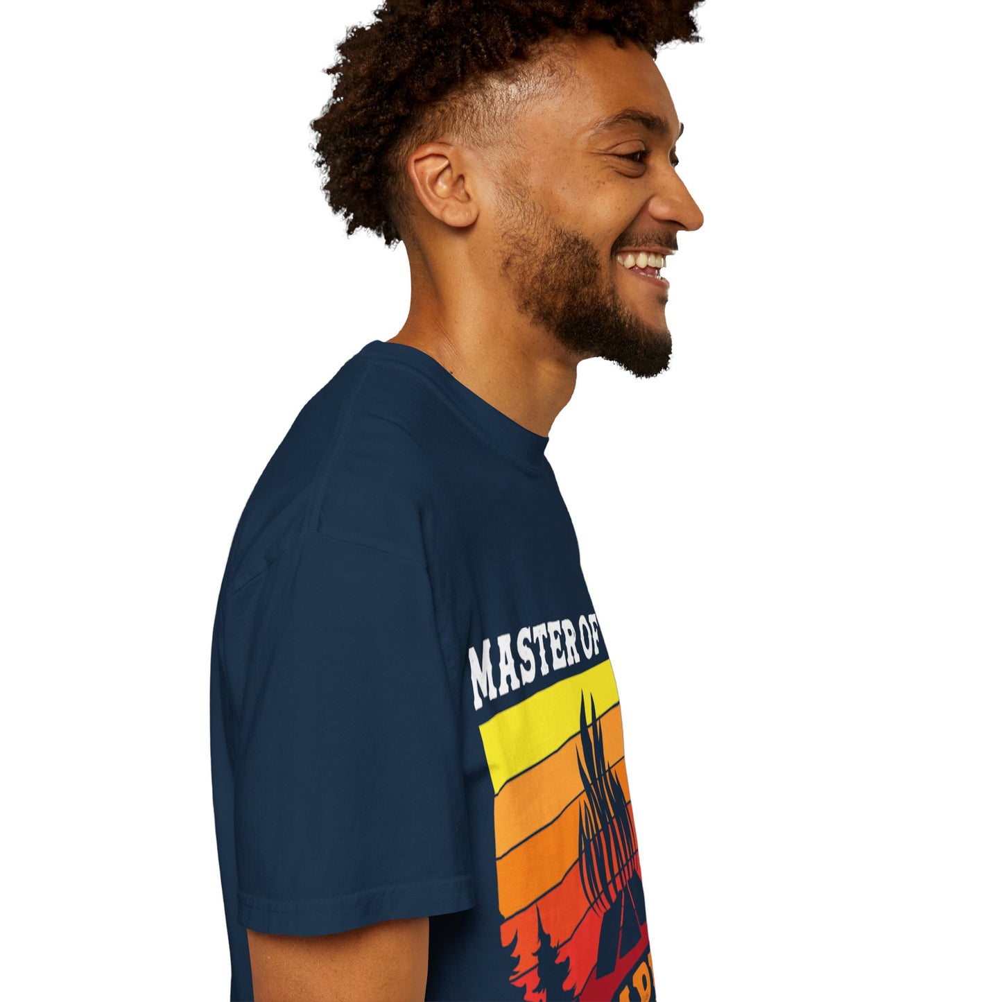 Master of the Campfire Garment-Dyed Unisex T-shirt - Perfect for Outdoor Lovers & Campers