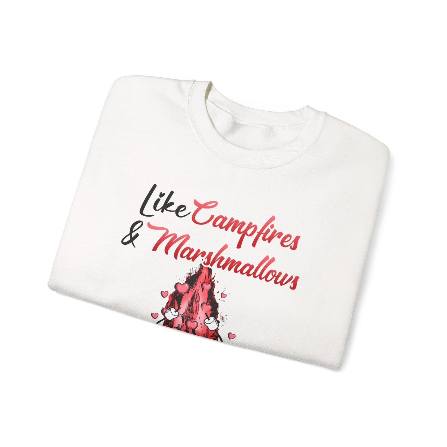 Like Campfires and & Marshmallows, We're Better Together - Unisex Heavy Blend™ Crewneck Sweatshirt