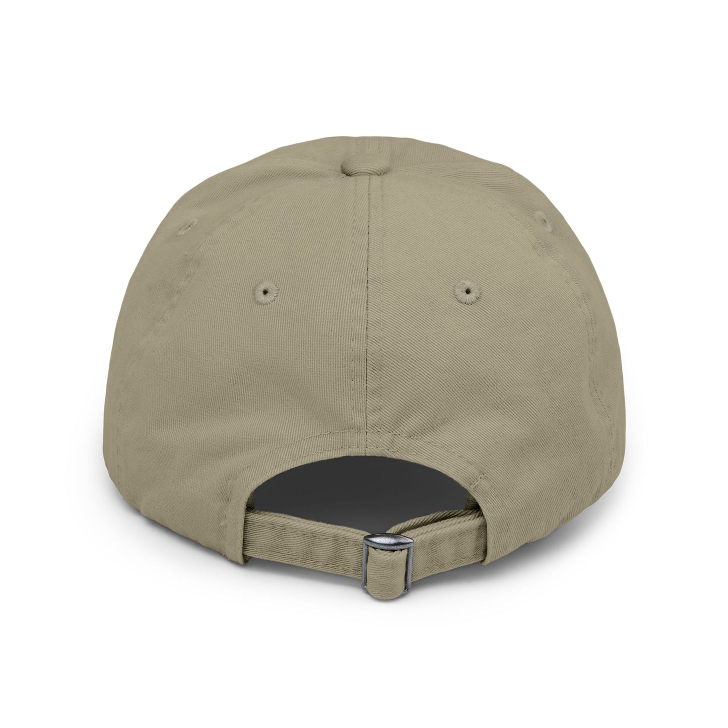 Unisex Distressed Cap - Peace Love Camping Graphic Hat