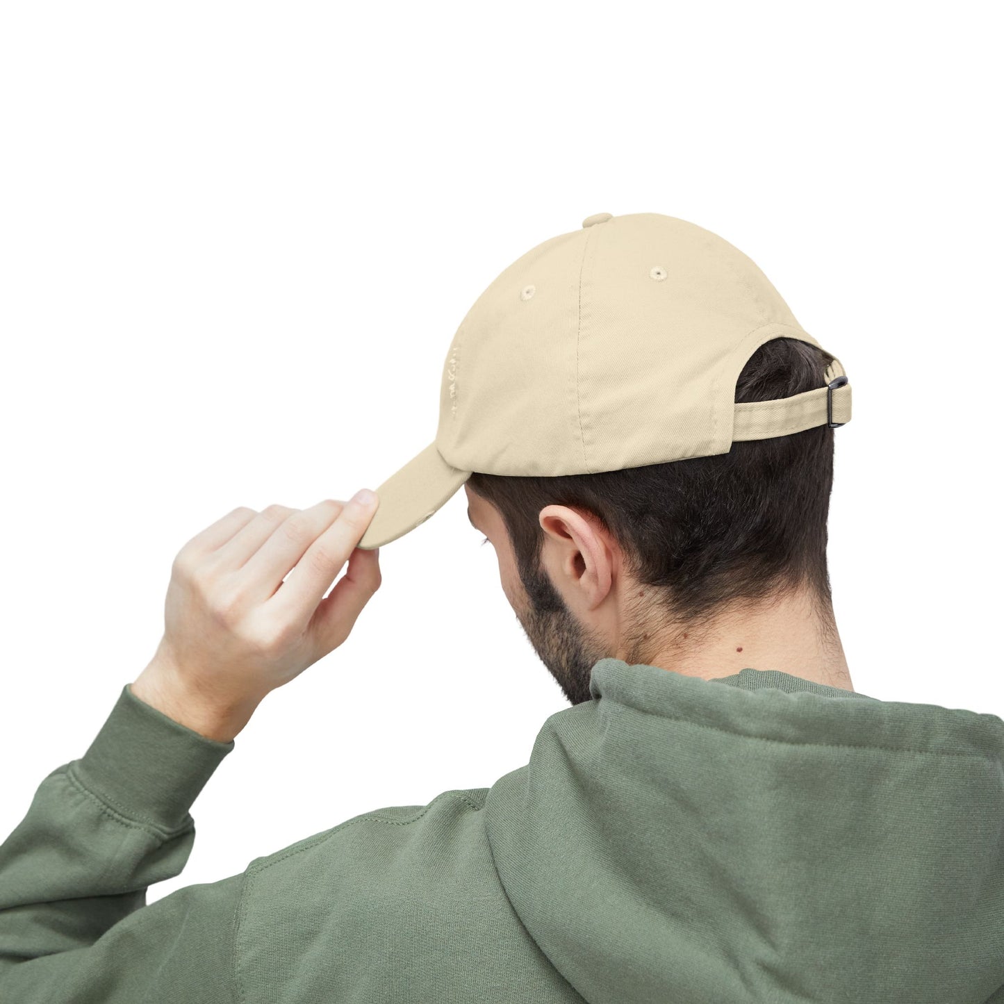 Unisex Distressed Cap - Camp Hair Don't Care Hat for Adventurers