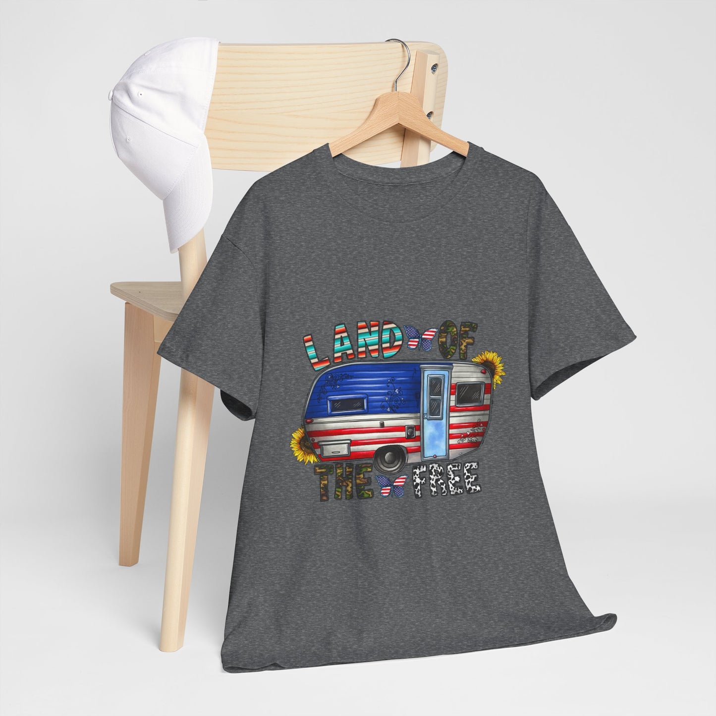 Land of the Free - Unisex Heavy Cotton Tee