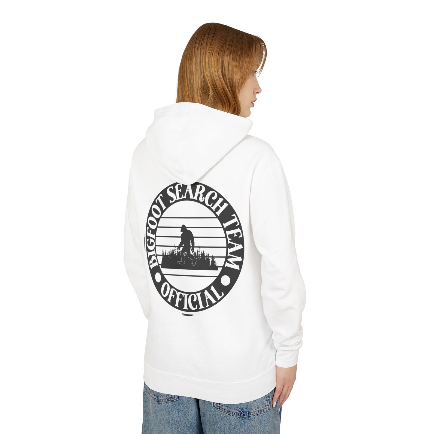 Bigfoot Search Team Unisex Lightweight Hoodie - Perfect for Outdoor Enthusiasts