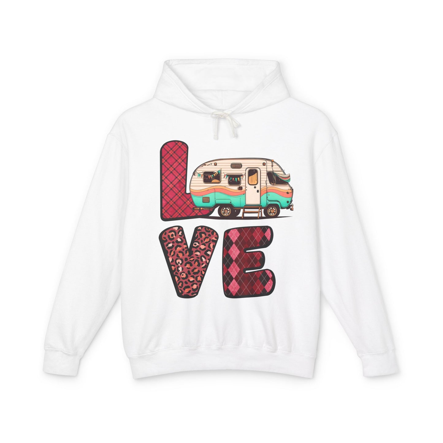 Love - Unisex Lightweight Hooded Sweatshirt