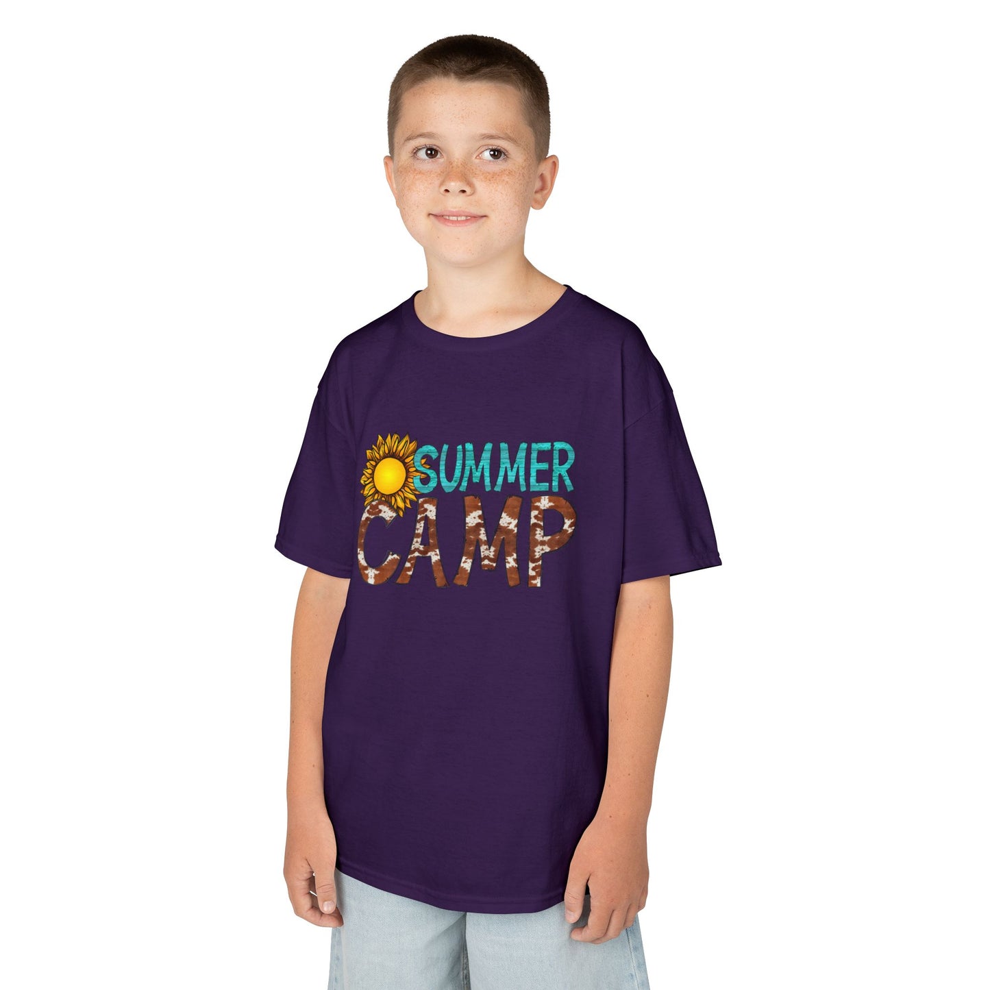 Kids Summer Camp Tee - Fun Black T-Shirt for Outdoor Adventures