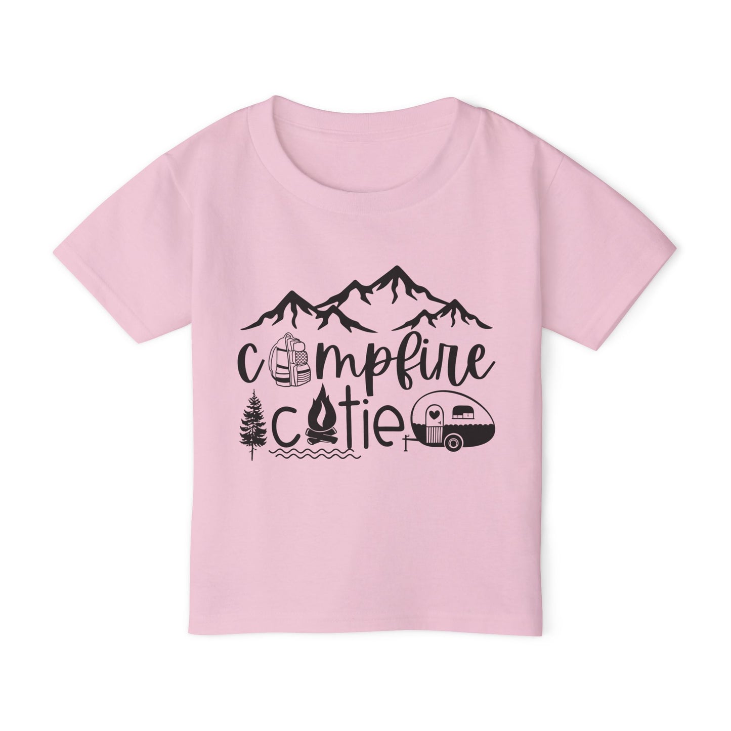 Campfire Cutie Toddler T-Shirt - Perfect for Camping Adventures