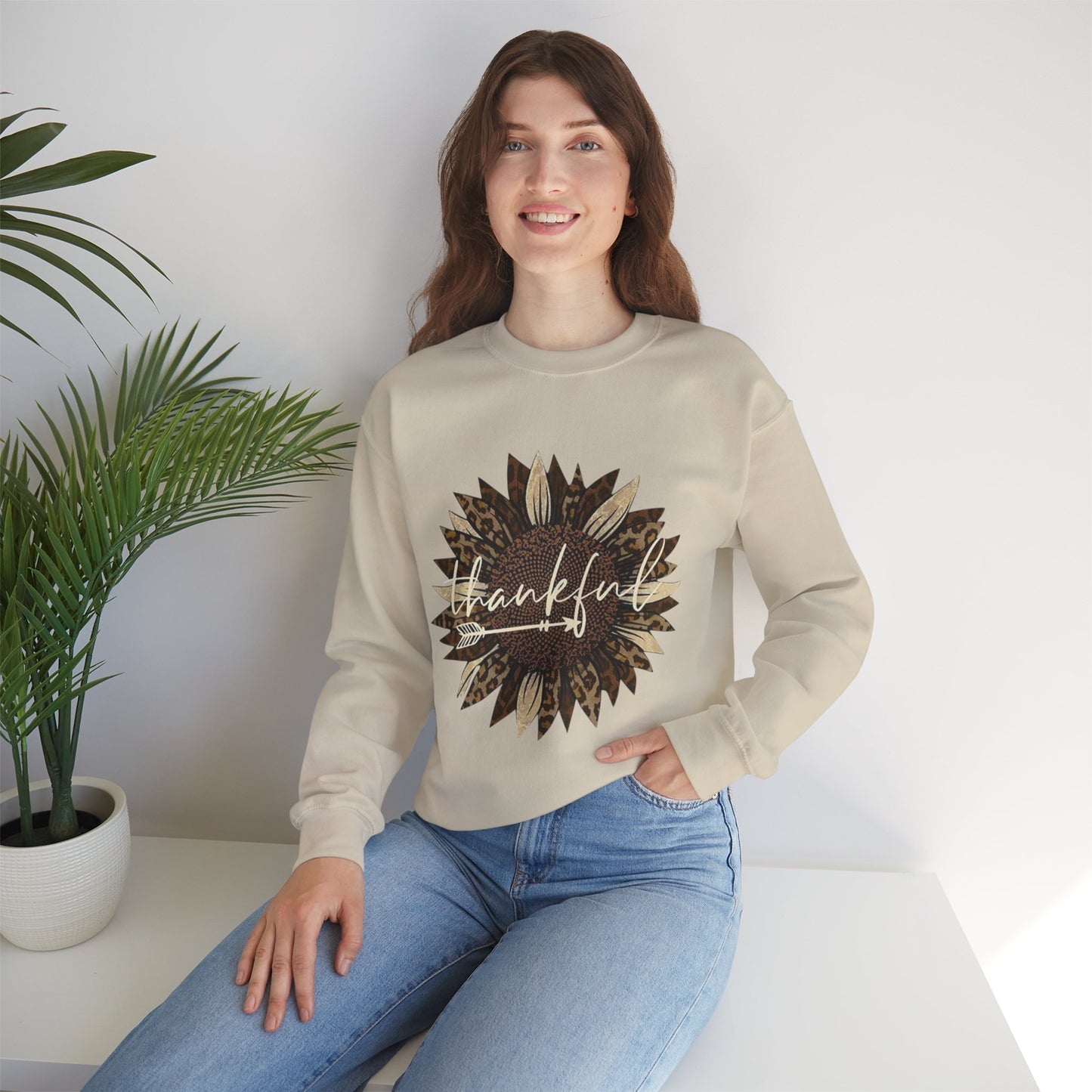 Thankful - Unisex Heavy Blend™ Crewneck Sweatshirt