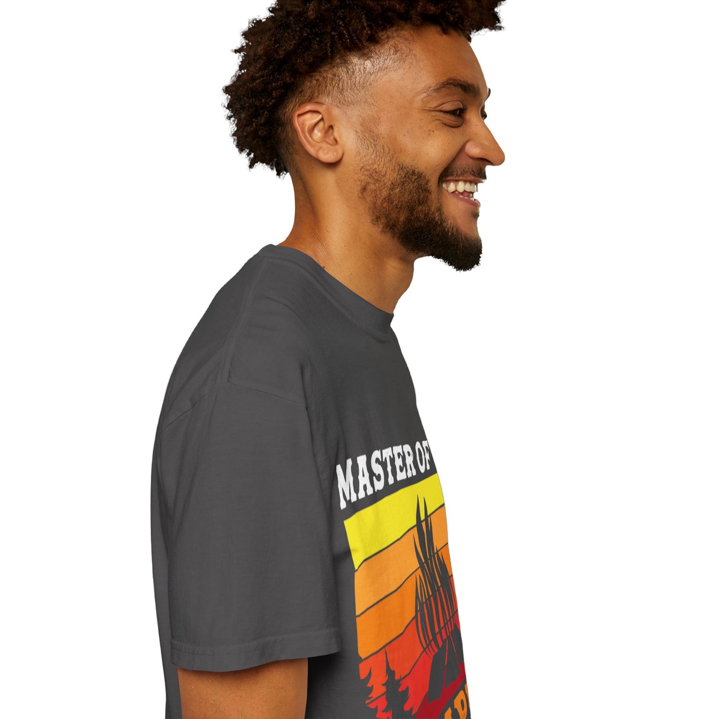 Master of the Campfire Garment-Dyed Unisex T-shirt - Perfect for Outdoor Lovers & Campers