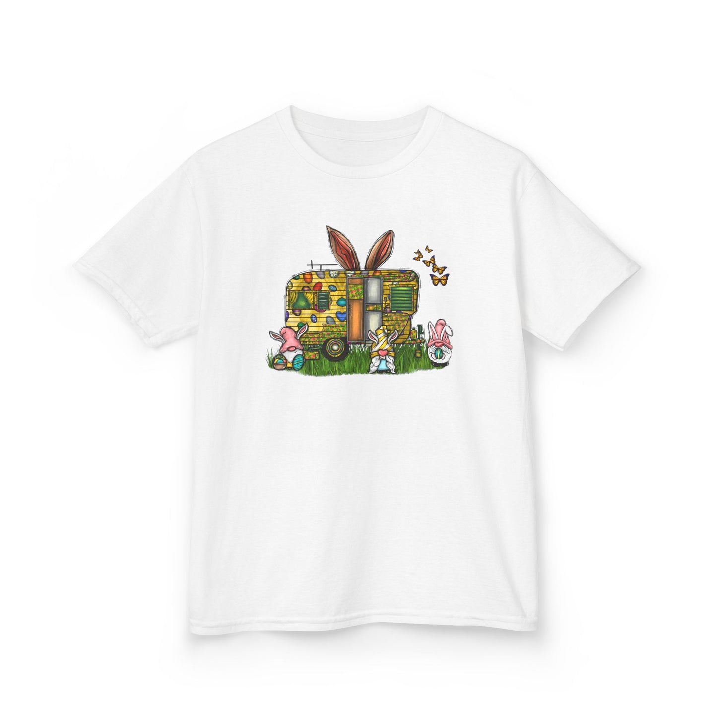 Easter Bunny Kids Tee - Adorable Heavy Cotton™ Shirt for Spring Celebrations