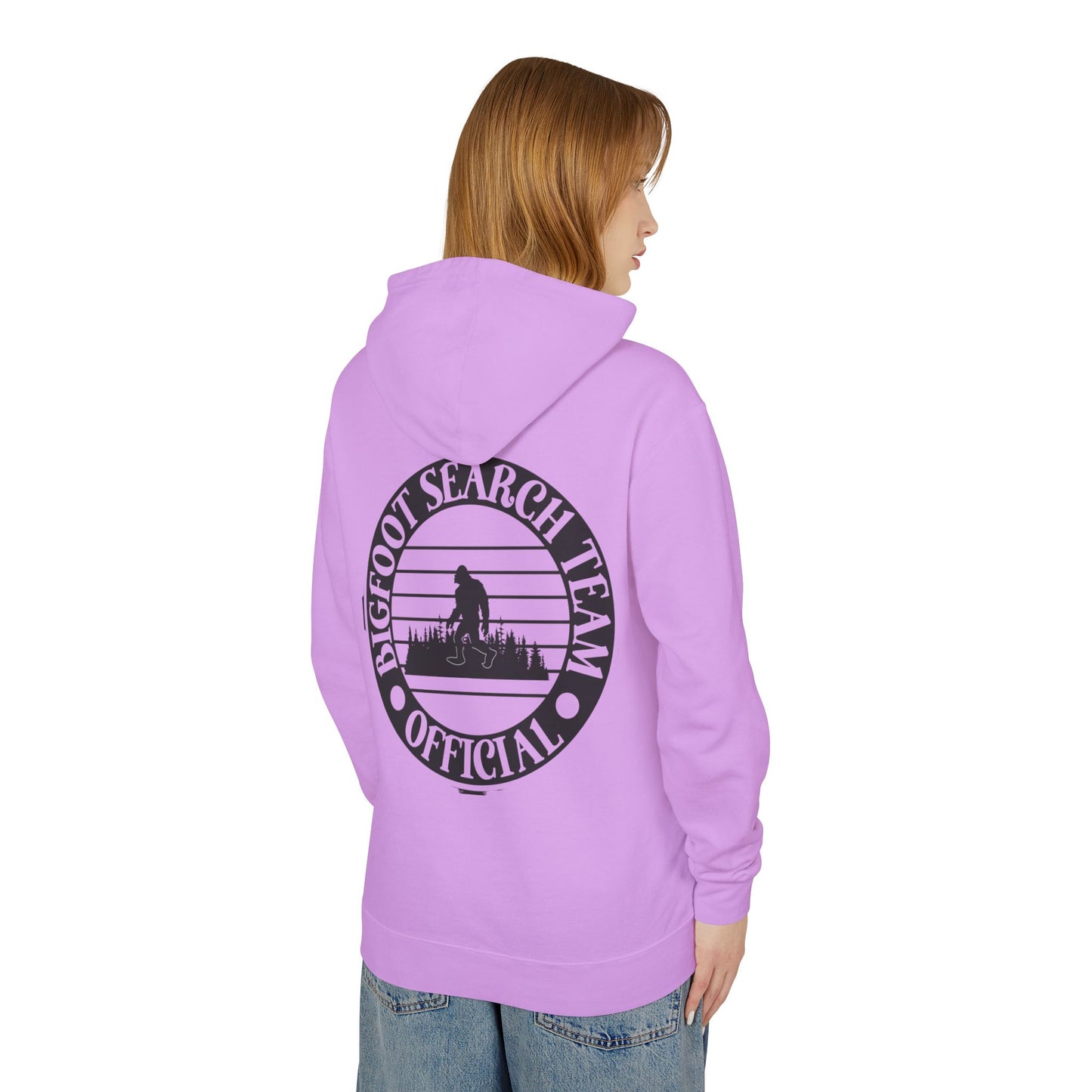 Bigfoot Search Team Unisex Lightweight Hoodie - Perfect for Outdoor Enthusiasts