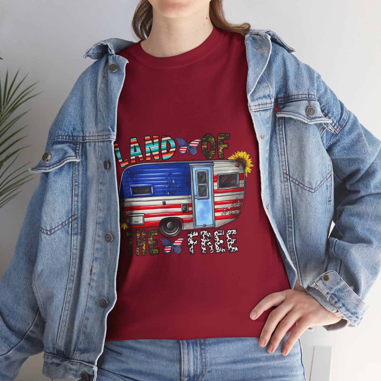 Land of the Free - Unisex Heavy Cotton Tee