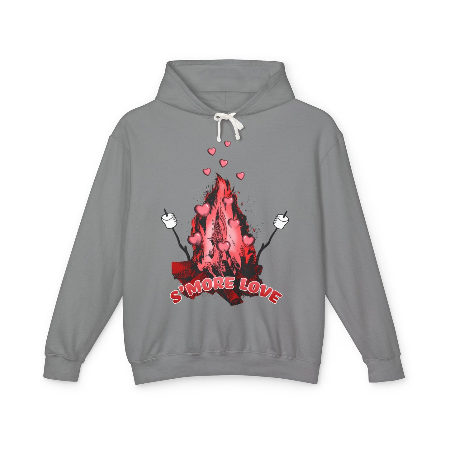 S'more Love - Unisex Lightweight Hooded Sweatshirt
